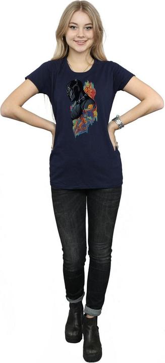 Image du produit T-shirt en coton profilé Panthère noire Femme/Femme (XL)