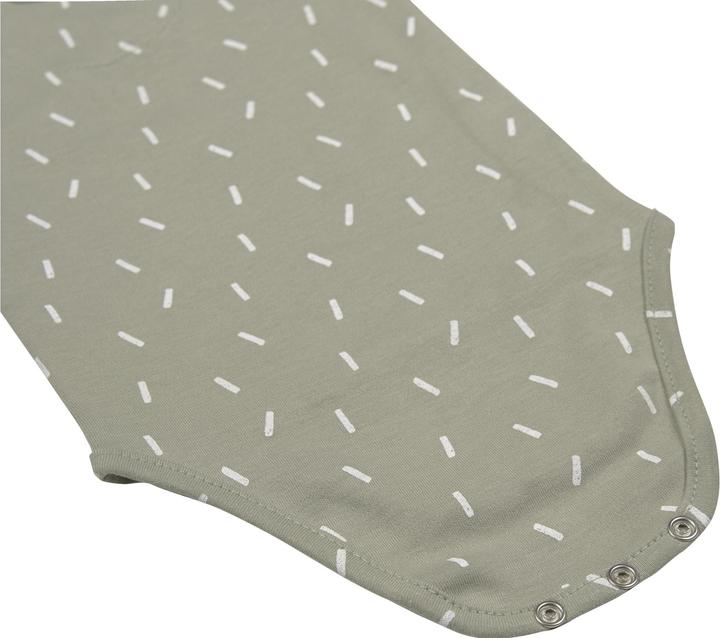 Actual product image Lässig Short sleeve body Speckles Olive Gr. 62/68 (62, 68)