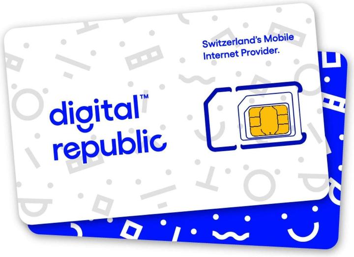 Digital Republic SIM-Karte Unlimitiert Internet & Telefonie 365 Tage in CH