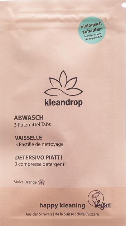 Produktbild Kleandrop Abwaschreiniger (Tabletten, 3 Waschgänge)