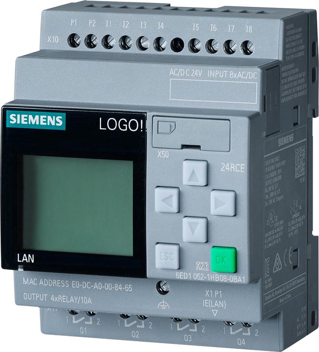 Produktbild Siemens LOGO! 24 RCE6AG1052-1HB08-7BA1