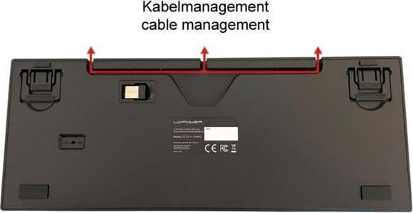 Produktbild LC-Power LC-KEY-MECH-2-RGB-C-W (DE, Kabelgebunden, Kabellos)