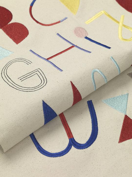 Produktbild Ferm Living Alphabet Fabric Poster (50 x 70 cm)
