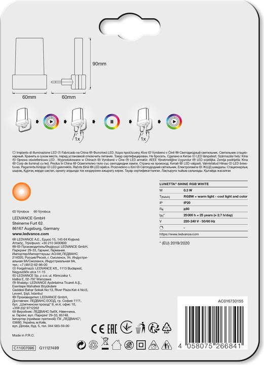 Produktbild Ledvance Lunetta Shine Rgb