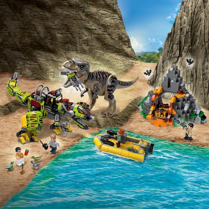 Immagine prodotto LEGO T-Rex contro Dino-Mech (75938, LEGO Jurassic World)