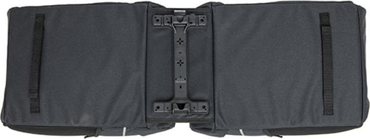Actual product image New Looxs fietstas NewLooxs Sports Double Racktime 2 32 litres - 29 x 16 x 39 cm - black/grey (32 l, Luggage carrier bag)