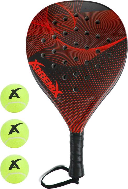 Actual product image Adrenix Padel set racket with 3 balls