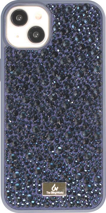 Produktbild PhoneLook Hülle Glitzer Diamant The Bling World Dunkelblau (Apple iPhone 15)