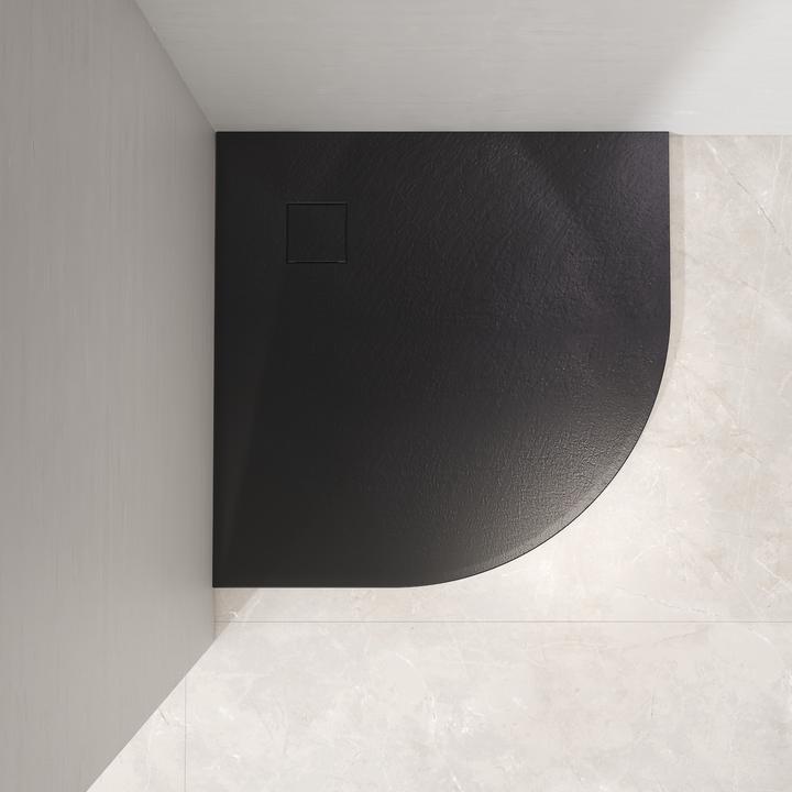 Produktbild Emke Duschwanne aus SMC, 80x80cm, Viertelkreis, Pflegeleicht und Rutschhemmend, Einfache Installation