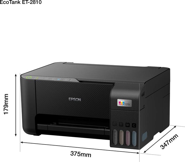 Actual product image Epson EcoTank ET-2810 (Ink tank, Colour)
