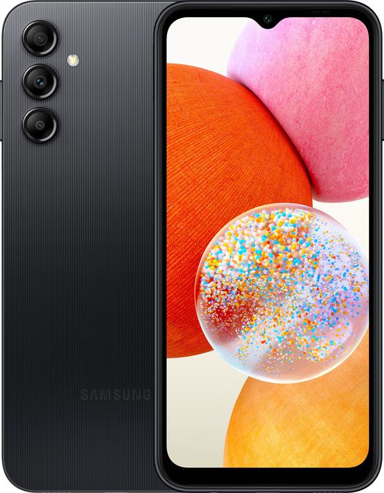 Samsung Galaxy A14 LTE (128 Go, Noir, 6.60", Double SIM, 50 Mpx, 4G)