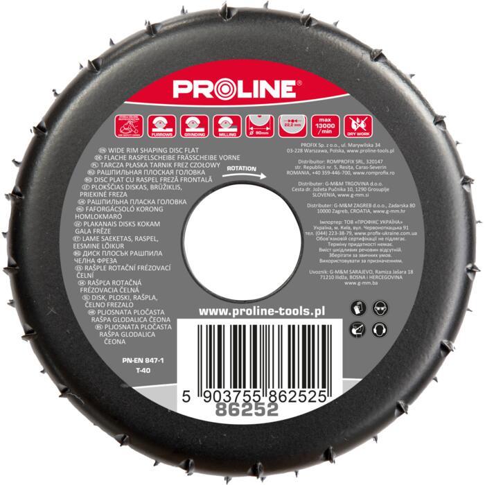Produktbild Proline Profix Flachscheibe Dicker Gummi Front Miller 90mm