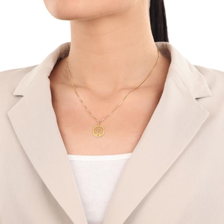 Image du produit Amor Pendentif pour femme, or 375 | arbre de vie (Or 375, 9 ct)