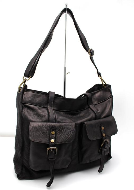 Immagine prodotto Only-Bags.Store Borsa in pelle, borsa grande in pelle morbida, borsa a tracolla, borse marroni