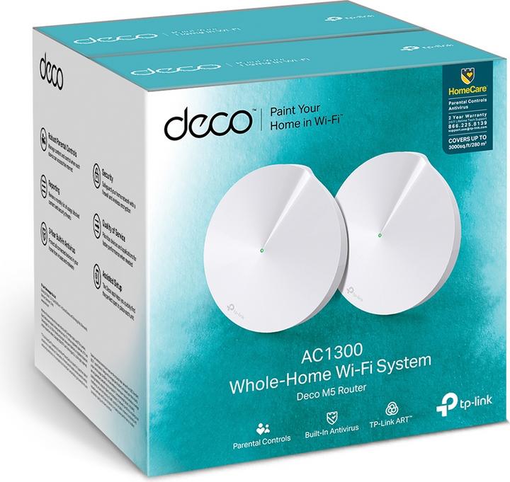 Actual product image TP-Link Deco M5 Set of 2 (AC1300)