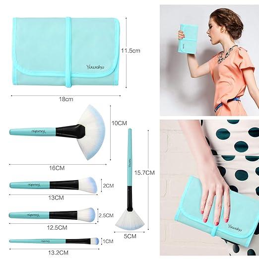 Actual product image Yuwaku 32 pieces Makeup Brushes Set with Bag No.18 (Eyebrows)