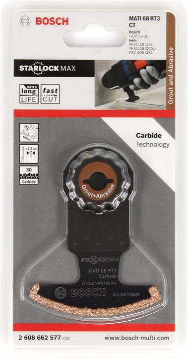 Produktbild Bosch Professional Zubehör Carbide-RIFF Segmentsägeblatt MATI 68 RT3, 30 x 68 mm, 1er-Pack