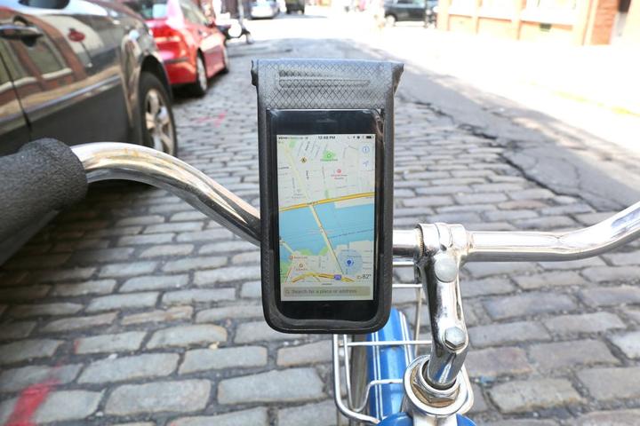 Actual product image Kikkerland All Weather Bike Phone Mount