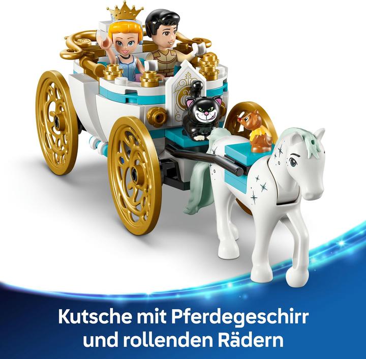 Produktbild LEGO Cinderellas Schloss und Pferdekutsche (43275, LEGO Disney)