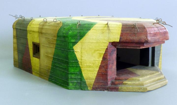 Actual product image Plus Model German artillery bunker