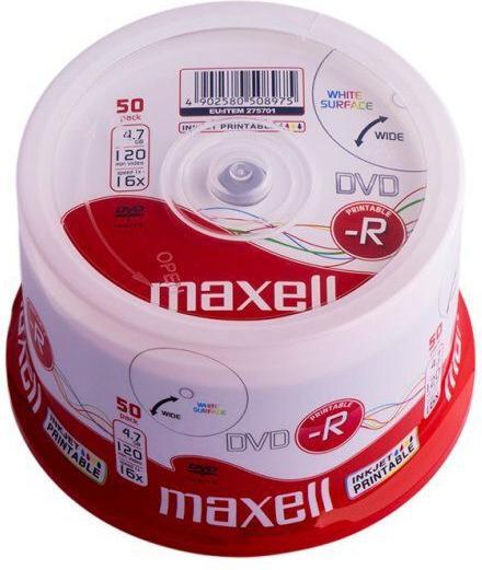 Actual product image Maxell DVD-R 4.7 GB 50 piece(s) (50 x)
