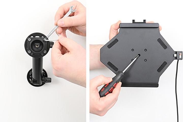 Image du produit Brodit Support USB actif, 12/24V, pour SAMSUNG Galaxy Tab S9 FE