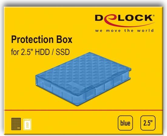 Produktbild Delock Schutzbox für 2.5? HDD / SSD blau