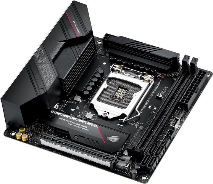 Produktbild ASUS MB ROG STRIX B560-I GAMING Intel,1200,DDR4,mITX (LGA 1200, Intel B560, Mini-ITX)