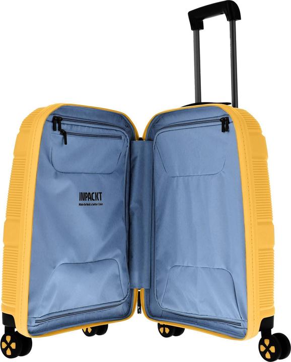 Produktbild Impackt IP1 - 4-Rad Trolleymit USB Port, Sunset Yellow (38 l, Handgepäck (bis 50l))