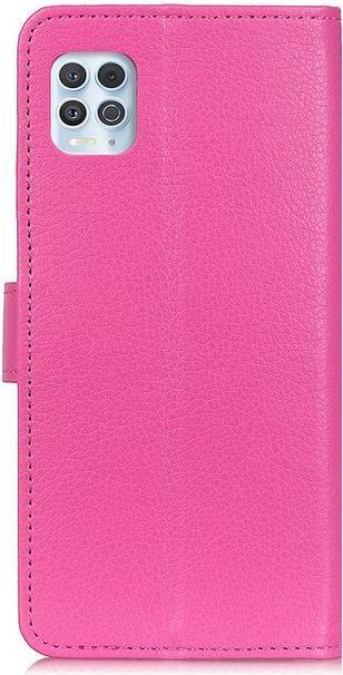 Actual product image MU Classic Litchi Leather Bookcover Series (Motorola Moto G100)