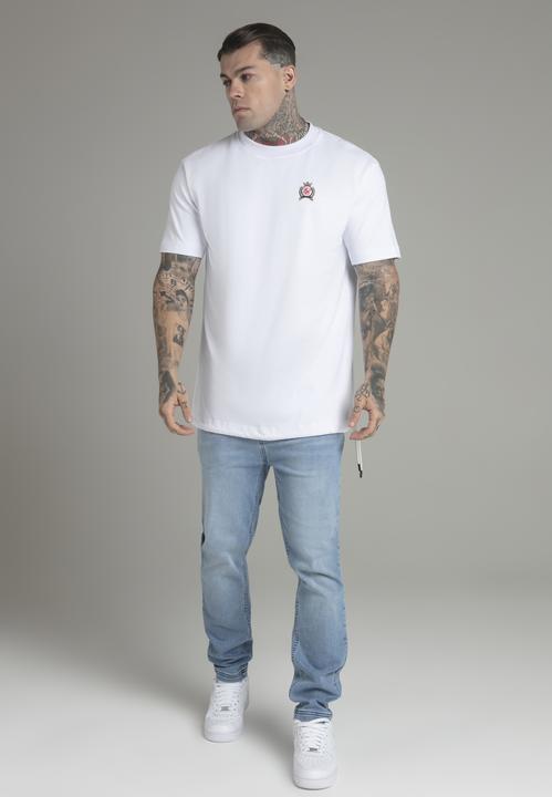 Immagine prodotto Siksilk Maglietta oversize di colore bianco (M)