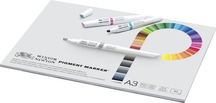 Produktbild Winsor & Newton Pad Pigment Marker 75G A3 50P