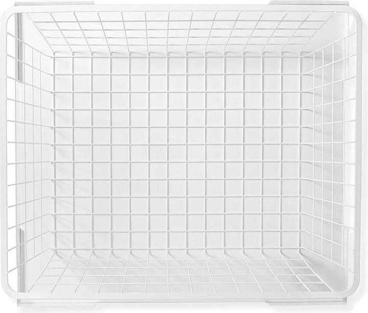 Image du produit Nedis Support pour lave-linge et sèche-linge | Panier en fil métallique | 200 kg | Blanc