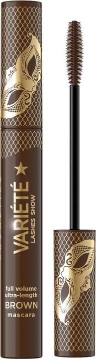 Eveline Variete Lashes Show Thickening And Lengthening Mascara Brown 10Ml (Brown)