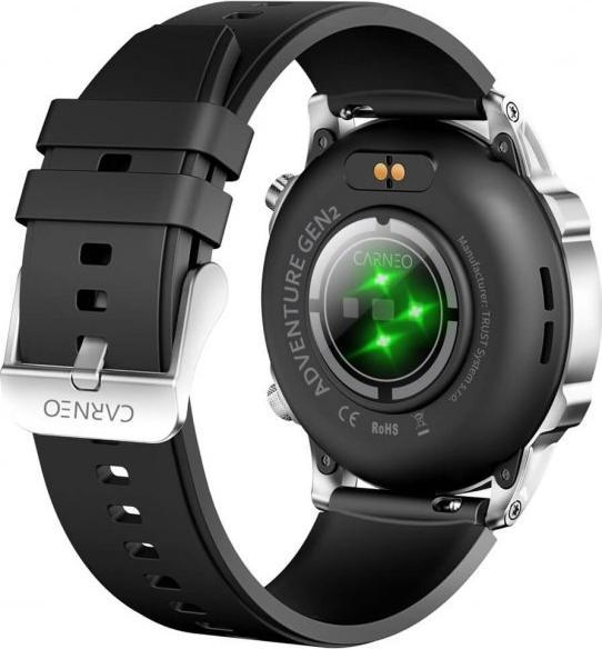 Actual product image Carneo Adventure HR+ 2nd gen. silver (44 mm)