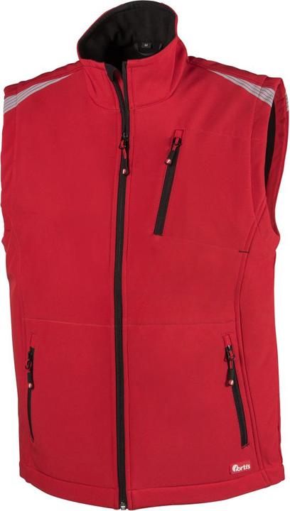 Produktbild Magni FORTIS Herren Weste/Arbeitsweste 24 rot/schwarz Gr.4XL (4XL)
