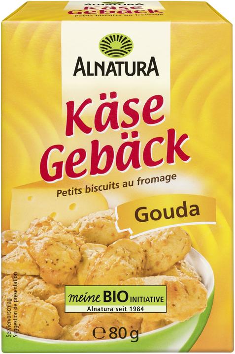 Produktbild Alnatura Bio Käsegebäck Gouda (80 g)