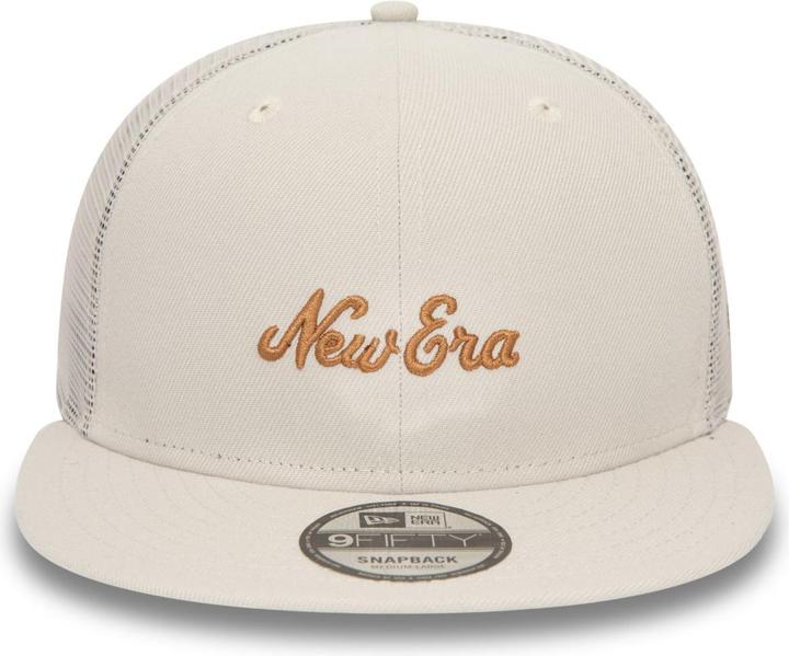 Actual product image New Era 9Fifty Snapback Cap HERITAGE Brand Logo stone - S/M (S, M)