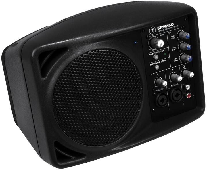Actual product image Mackie SRM 150 Loudspeaker 3-way 100 W Black Wired