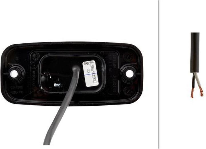 Image du produit Hella 20 Feux arrière à LED en applique avec câble pour DAF SCANIA
