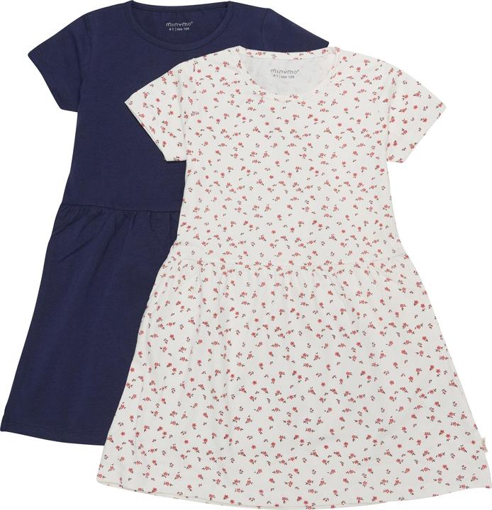 Produktbild Minymo Girl's Dress S/S (2-Pack) (104)
