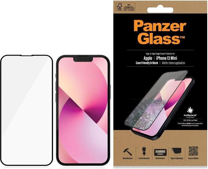 PanzerGlass Screen protector (1 Piece, Apple iPhone 13 mini)
