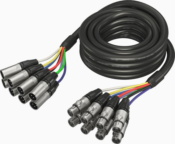 Immagine prodotto Behringer GMX-500 cavo 8 x XLR F - 8 x XLR M 5m (5 m, Multicore)