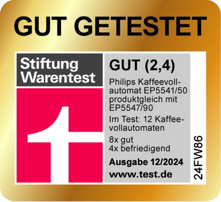 Actual product image Philips EP5541/50 Kaffeevollautomat 5500 Serie