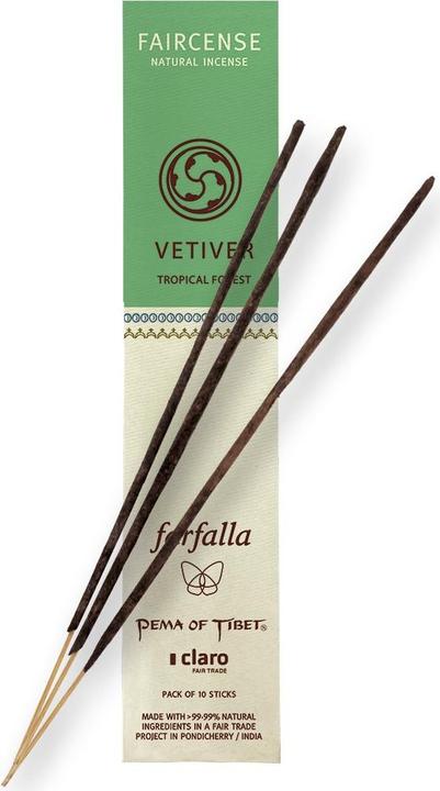 Farfalla RÄUCHERSTÄBCHEN - Vetiver | Tropical Forest warm würziger Duft