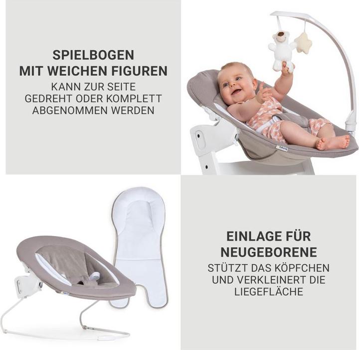 Immagine prodotto Hauck Seggioloni Beta Plus Natural 5 pezzi Set neonato - Seggiolone + (Seggiolone)