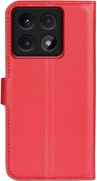 Actual product image MU Classic Litchi Leather Bookcover Series (Xiaomi 14T Pro)