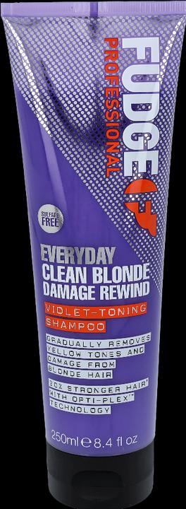 Fudge Clean Blonde Damage Rewind Violet Shampoo (250 ml, Flüssiges Shampoo)