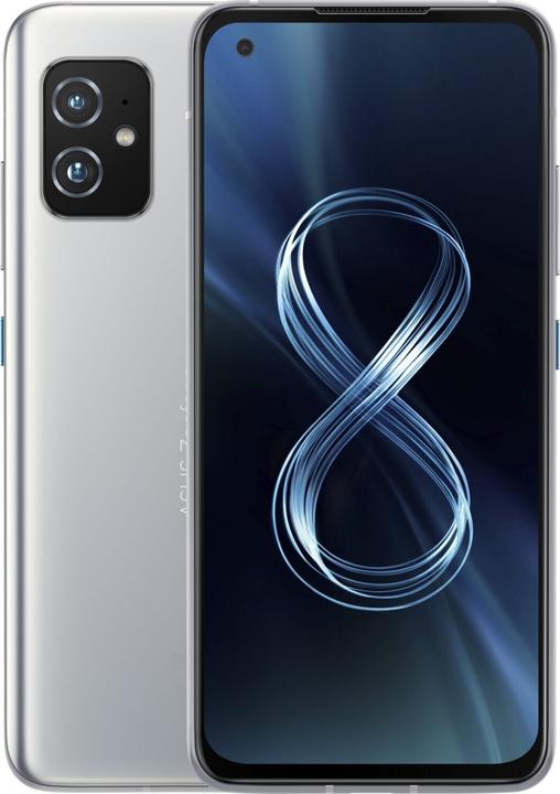 ASUS Zenfone 8 (16GB) (256 GB, Orizzonte d'argento, 5.92", Doppia SIM, 64 Mpx, 5G)