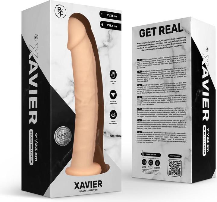 Actual product image Real Fantasy Xavier Realistic Dildo - 23 cm
